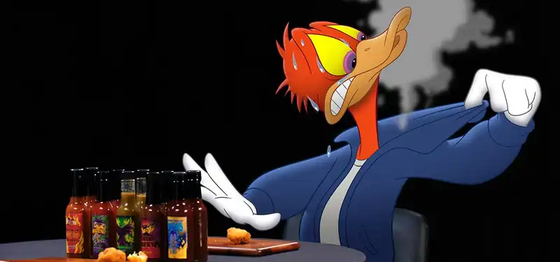 New episode of “Hot Ones,” directed by Eric Goldberg, featuring Donald Duck